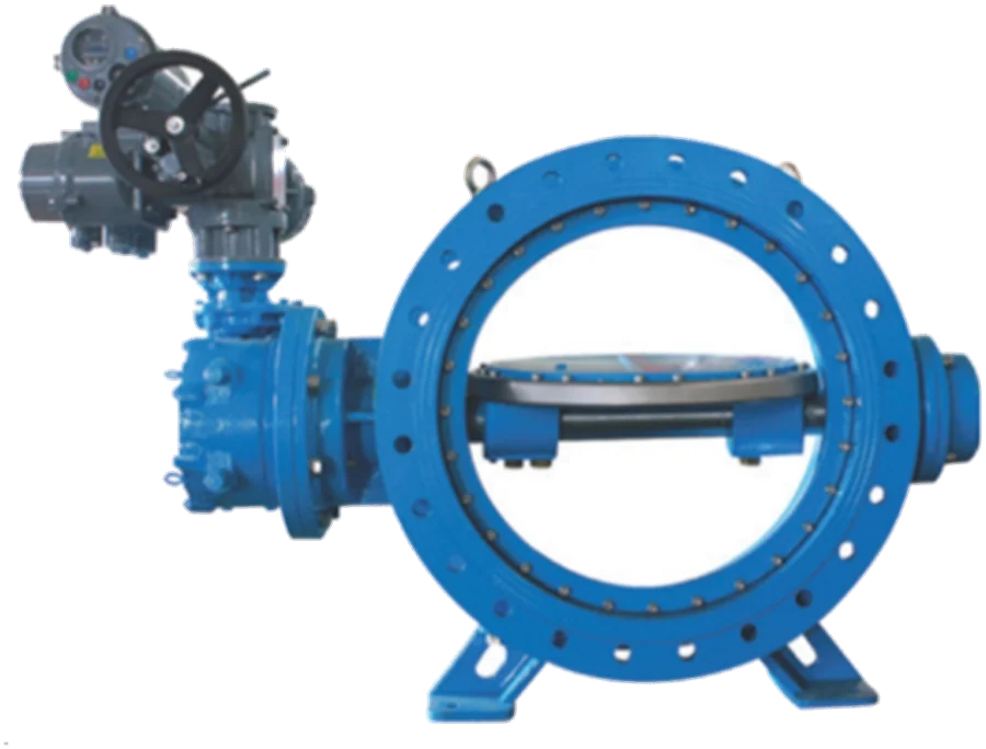 Samjin bi-directional butterfly valve with actuator
